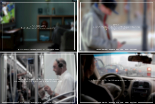 12b Chatons d'Or - Mention prix de la mobilité de l'information - Audrey G. et Pierre Hamon - Tout va si vite quand le tps s'arrete